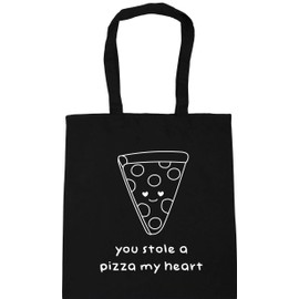 Hippowarehouse You Stole A Pizza My Heart Tote Shopping Gym Beach Bag 42cm x38cm, 10 litres