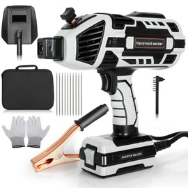 Handheld Welding Machine 110V Portable Welder Handheld, 20-120Amp Welding Output Portable ARC Welder Gun with IGBT Inverter 6 Variable Current Adjustment Welding Machine for 1/16''-1/8'' Welding Rod