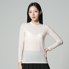 Women's Golf Ice Cold Tee Innerwear Long Sleeve Golf Wear / 여성 골프 아이스 냉감티 이너웨어 긴팔 골프웨어