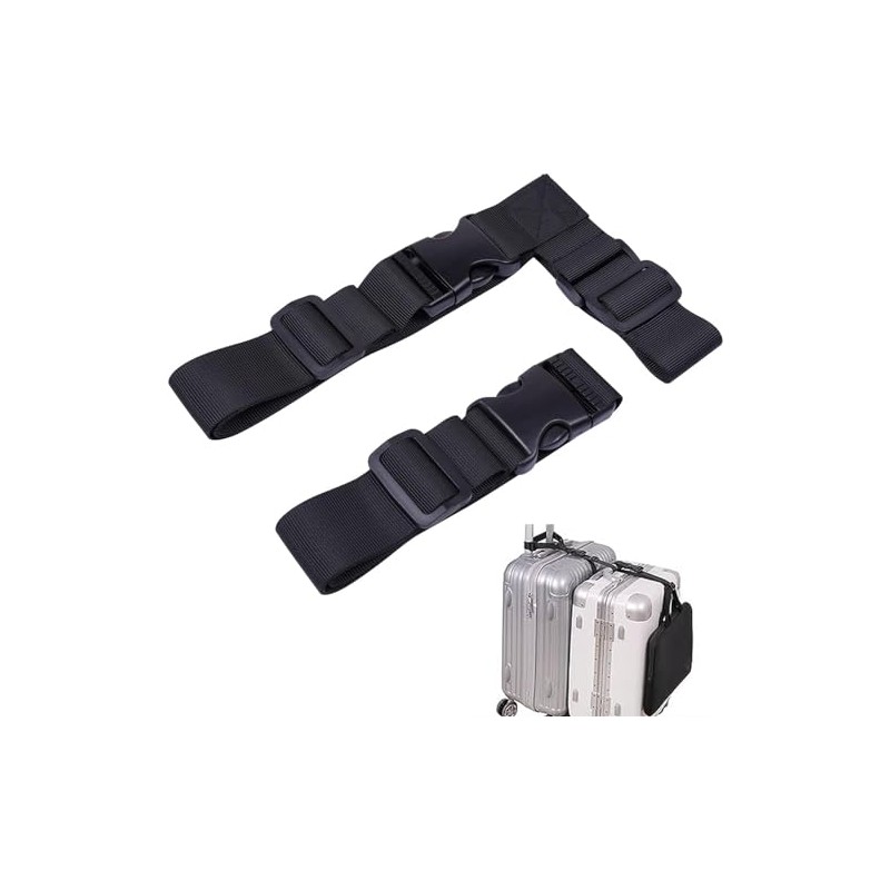 Adjustable Luggage Connector Straps,Add A Bag Strap,T-tybe Belt,Luggage Bind Accessories