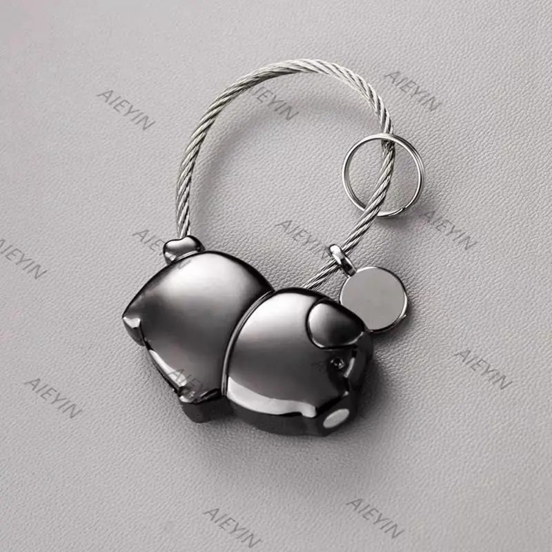 Llavero Magnético Con Diseño De Cerdito, Regalo Para Pareja