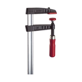 Bessey TG10 Screw Clamp Tg 3.94In/50mm of Cast-IRON, Black/Red/Silver