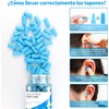 Tapones de Oídos para Dormir, 31 Pares, con Antifaz para
