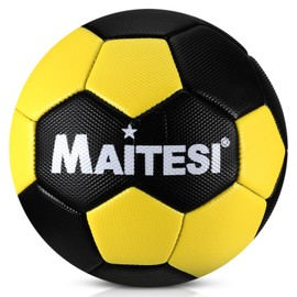 KWJEIULSOQ Handball Children's Unisex - Leather, Durable and Grippy, Size 2 - Training and Play Ball for Children, Youth and Adults