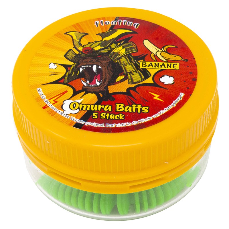 FTM Omura Baits Hero Banana Rubber Bait, Length / Package