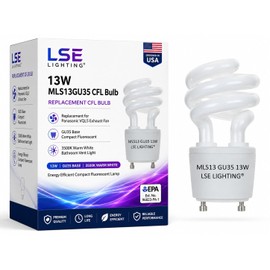 LSE Lighting MLS13GU35 13W GU35 CFL Bulb for Panasonic VQL5 Exhaust Fan