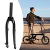 Carbon Fiber Front Fork Replacement Folding Bike Fork with Screws