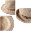 XGOPTS Women's Summer Cloche Sun Straw Hat Foldable Short Brim