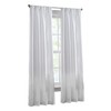 Peri Home White Curtains Light Filtering Textured Window Panels for