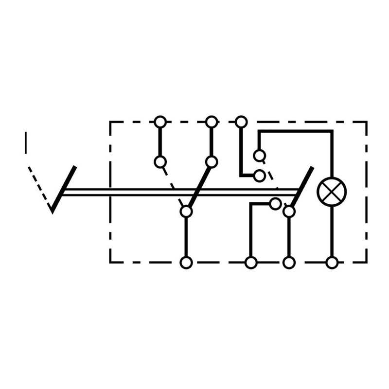 HELLA 6HH 004 570-591 Hazard Light Switch - 24V -