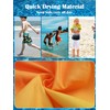 SERENYOU Boys' Swimming Trunks Colour Gradient Swimming Shorts with Mesh