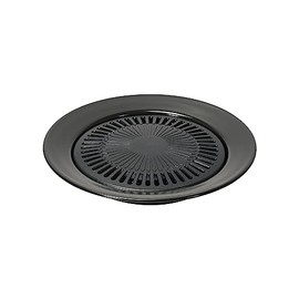 Pearl Metal HC-84 Yakiniku Grill Plate, Round 12.6 inches (32 cm), Fluorine Resin Processing, For Cassette Stoves, Made in Korea, Korea