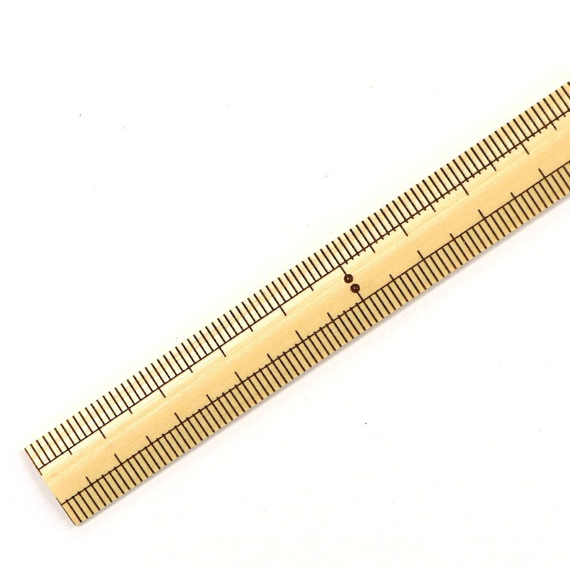 Kushida Measuring Instrument Manufacturing Co., Ltd. Bamboo Ruler 7.9 x