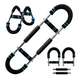 Twister Arm Trainer for Men Women 66lb-88lb-110lb Adjustable Chest Workout Equipment Upper Body Strength Training Machine for Men Portable Home Fitness Equipment for Chest Shoulder Arm【Blue】