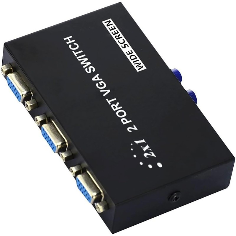 tunghey VGA 2 in 1 Out 2 Port VGA Switch