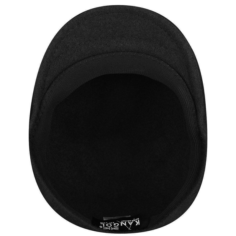 Kangol Men's Seamless Wool 507 Peaked Cap, black