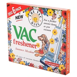 New Vac Disc Summer Meadow | Pack of 30 Fresheners 6 x 5 | Home Pet Lovers | Fits All Vacuum Cleaners
