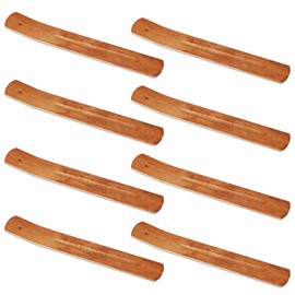8pcs Incense Holder for Sticks, 9.49 Inch Length Incense Sticks Burner Ash Catcher Wooden Incense Stick Organizer Spa Relaxation Supply for Yoga Gift, 0.08 Inch Diameter Hole