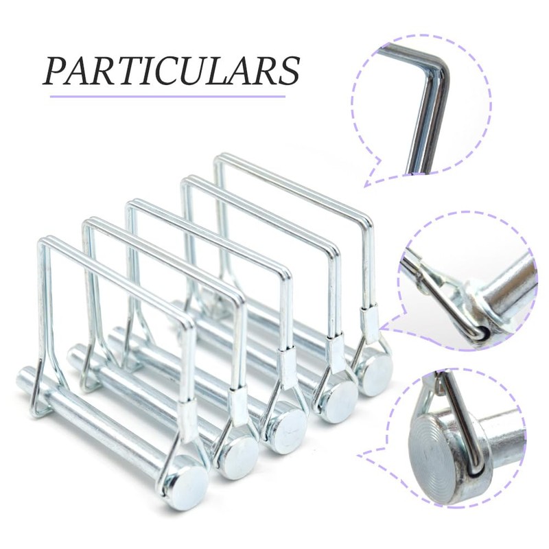 CEEYSEE 5 x Locking Pin 8 mm x 70 mm