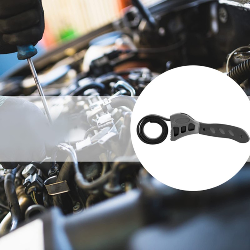 500mm Strap Wrench, Fits Any Shape, Comfortable Handle, No-Slip Grip,