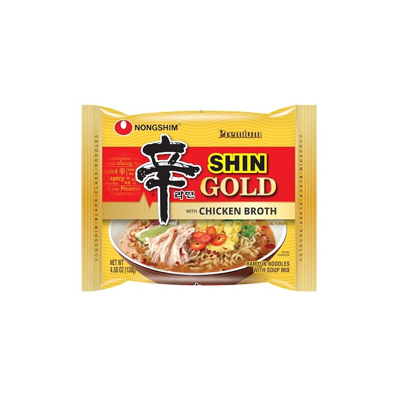Nongshim Ramen Noodles, Gourmet Instant Ramen, Premium Microwavable Noodle Soup,