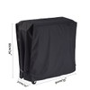 FLR Black Cooler Cover Universal Waterproof Durable Rolling Cooler Patio