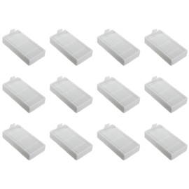 Paquete de 12 filtros de repuesto HEPA Nispira compatible con i-life ilife modelo V3s, V3s Pro, V5 y V5s Pro Robot Aspirador