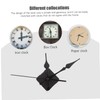 TEHAUX 2Sets High Torque Long Shaft Clock Movement Kit for