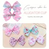 20PCS Hair Bows for Girls Alligator Clips Grosgrain Ribbon Bows