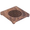 Household Innovative Walnut Square Teapot Mat Heat Insulation Coaster Tea