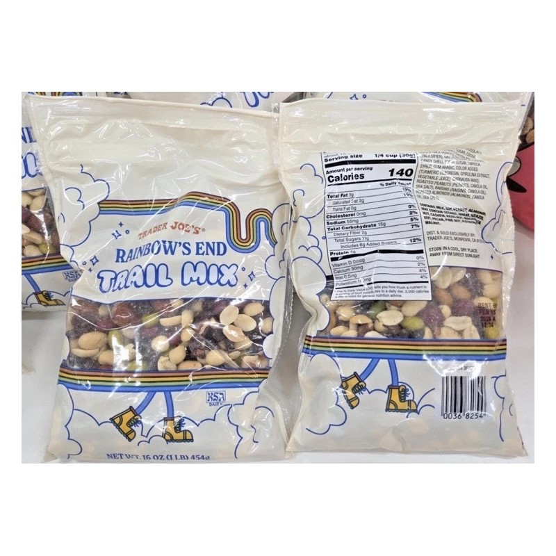 Trader Joe's 2 Bags Trader Joe's Rainbow’s End Trail Mix