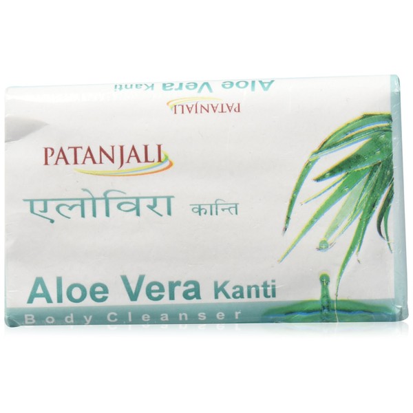 Patnajali Aloe Vera Kanti Body Cleanser For Natural Beauty And Glow Skin 75g