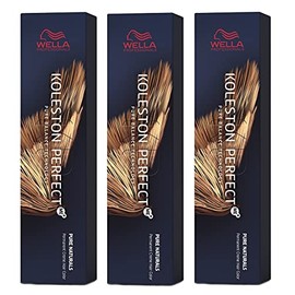 Wella Koleston Perfect ME+ 10/03 Light Blonde Natural Gold 60 ml Pack of 3