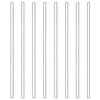 stonylab 8 Pack Glass Stirring Rods, Solid Borosilicate Glass Rods