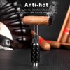 KEENSUN 2-in-1 Cigar Draw Enhancer & 9mm Punch Cutter |