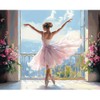 Natuyalo Dancing Girl Paint by Numbers Kit for Adults -