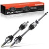 A-Premium Pair (2) Front CV Axle Shaft Assembly Compatible with