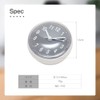 A-ITEM Waterproof Watch for Bath, Bath Clock, Water Resistant, Water