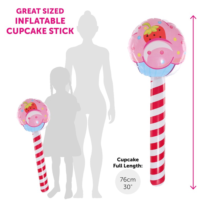 Henbrandt 76cm Inflatable Cupcake Stick