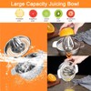 DONGDA Lemon Squeezer Stainless Steel Manual Citrus Juicer with Container