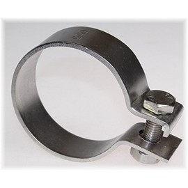1 x 68.5 mm DIN Clamp Galvanised Steel 2.70 Inch Exhaust Clamp Wide Band Clamp