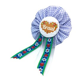 Svea Anne Order – Bride To Be Bridal Order Blue Check Check Madl Oktoberfest JGA Young Geselle Goodbye Button Gift