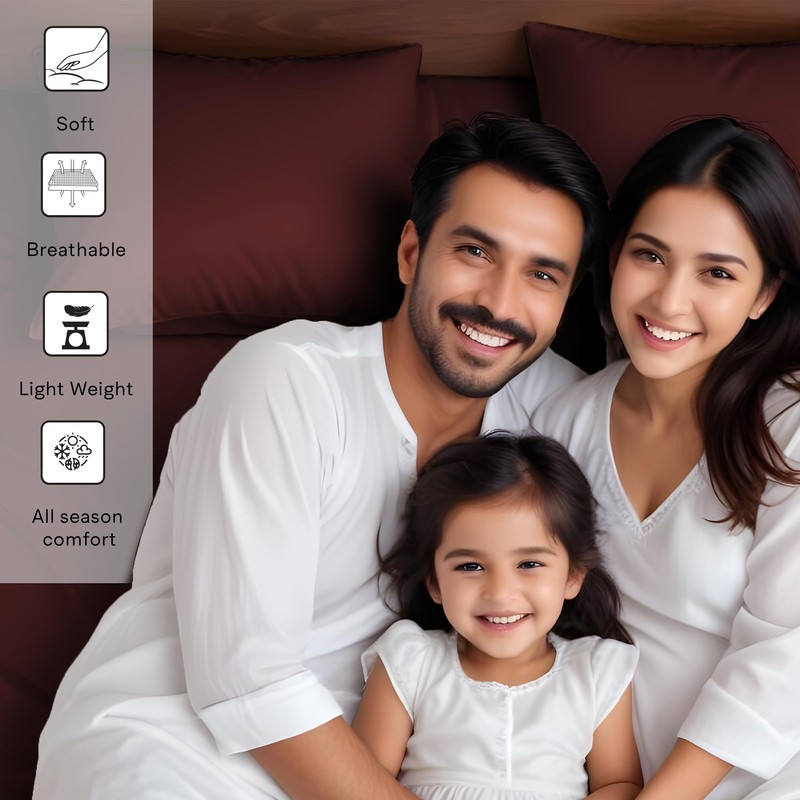 Linenwalas Queen Size Sheets Set, 100% Tencel Lyocell Sheets Set