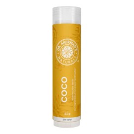 Bálsamo Labial Dr. Akerman's Naturals Hidratante Sabor Coco