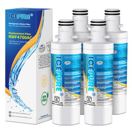 ICEPURE ADQ747935 Refrigerator Water Filter Replacement for LG LT1000P, MDJ64844601, Kenmore Elite 9980, ADQ74793501 LT1000PC ADQ74793502, LMXS28626S, LFXS26973S, 4PACK