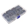55Pcs Hollow Punch Cutter High Carbon Steel Rich Sizes Box