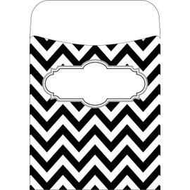 Barker Creek Chevron Black Tie Affair, 30 unidades, autoadhesivo (LL-1233)