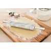 Fox Run 8648 Marble Rolling Pin and Base with Aluminum
