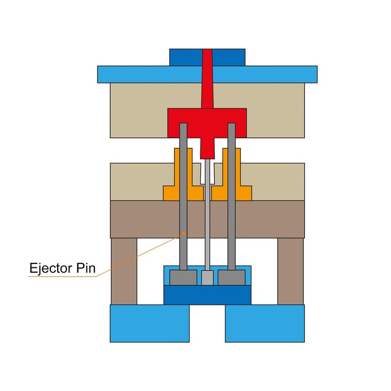 QUARKZMAN Straight Ejector Pins, 1.5mm (0.06") Diameter, 65Mn Steel Round