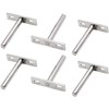 Mesee 6 Packs Floating Shelf Support, 3 Inch Invisible Floating